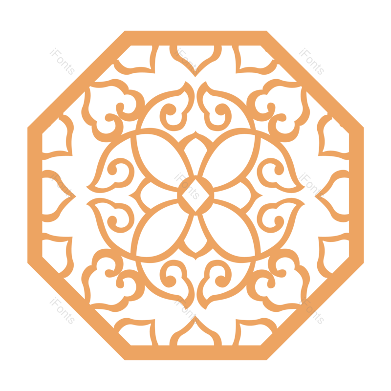 复古图片,中国风元素,花纹PNG,装饰元素免抠素材